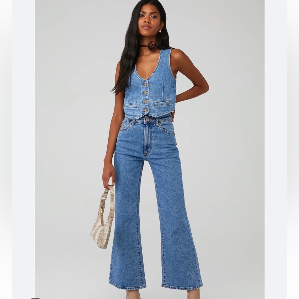 Rollas EastCoast Crop Flare Jeans Sz 26